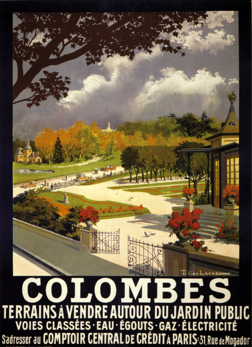 AFFICHE. IMMOBILIER. COLOMBES